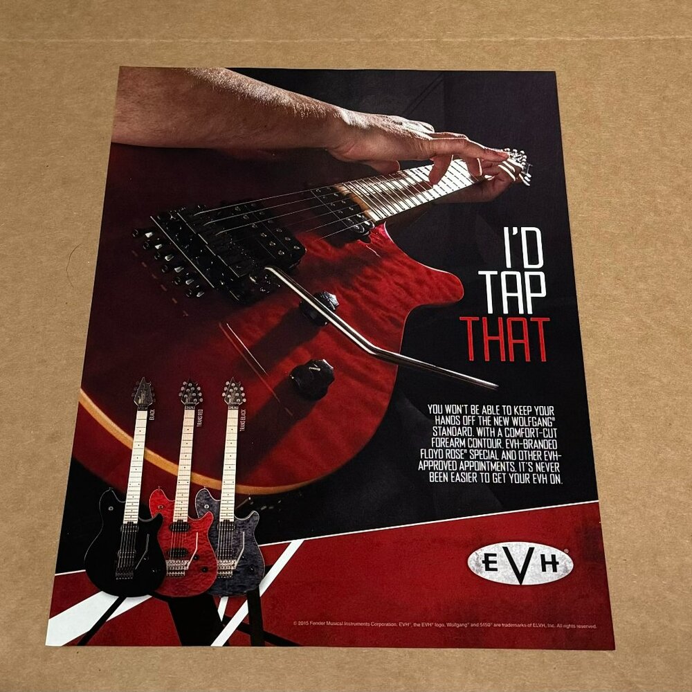 EVH - Wolfgang Standard - EVH Guitars - 2015 Print Ad